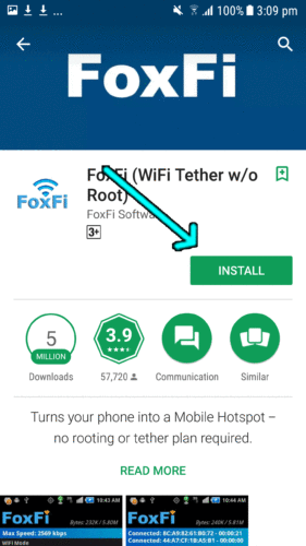 foxfi android app